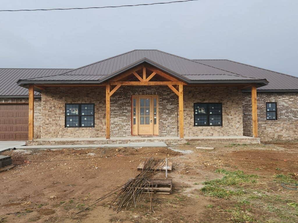 Log Cabin Front View